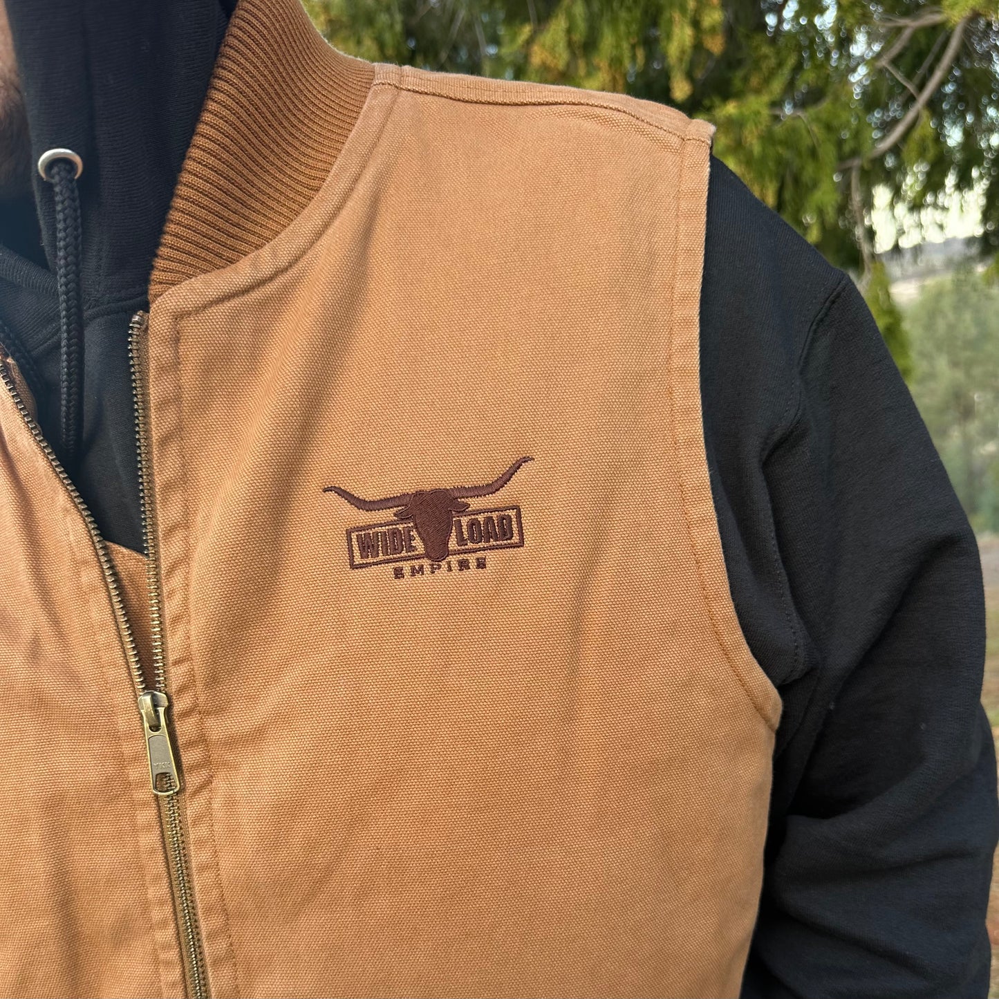 Brown Longhorn Vest