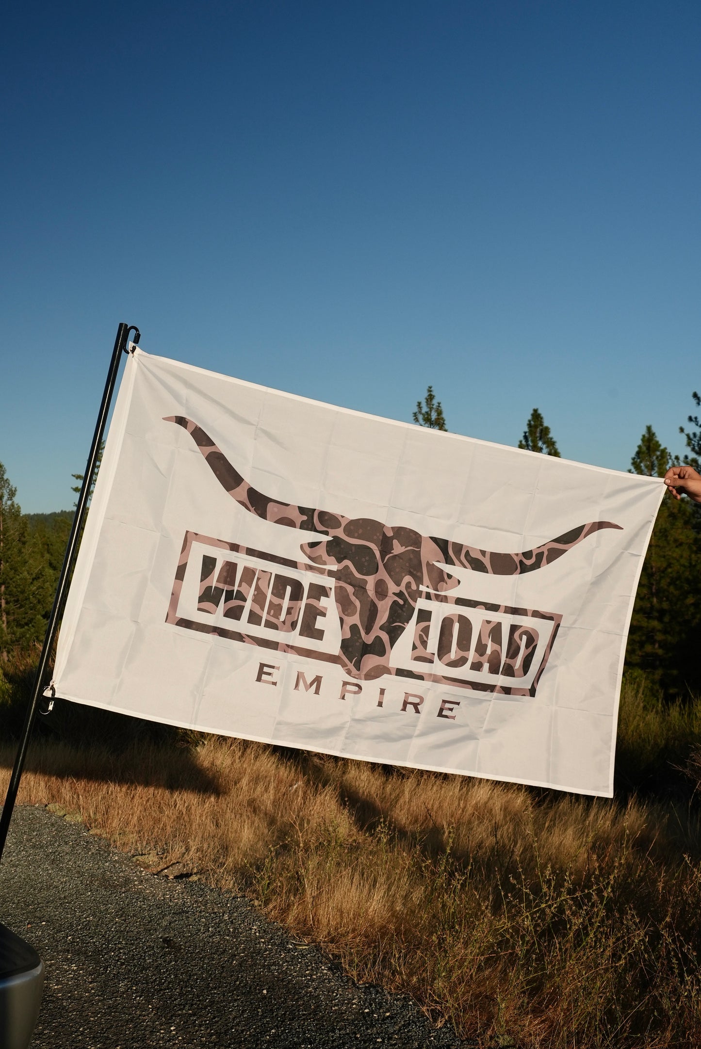 Buckshot Camo Longhorn Flag