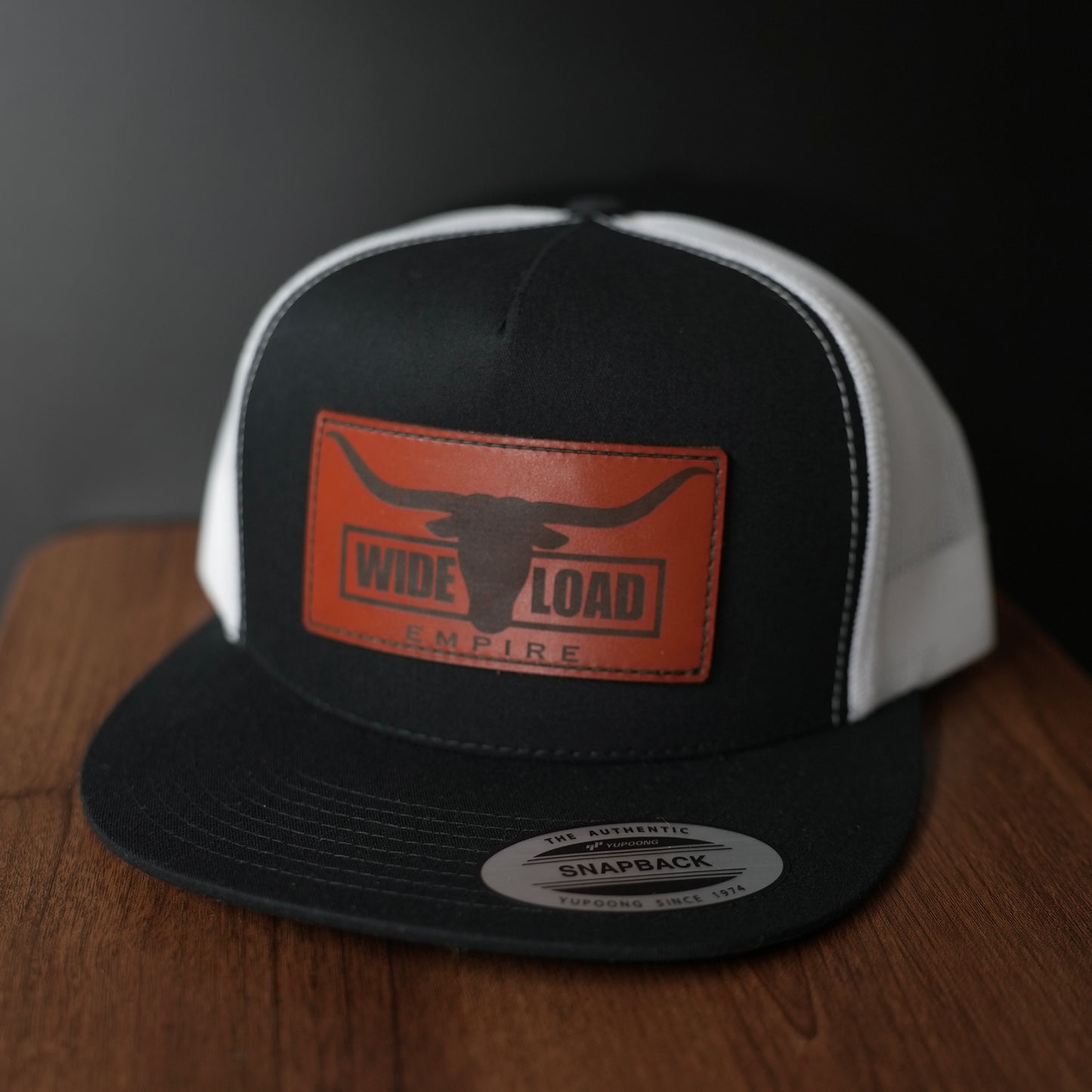 Leather Longhorn Flatbill