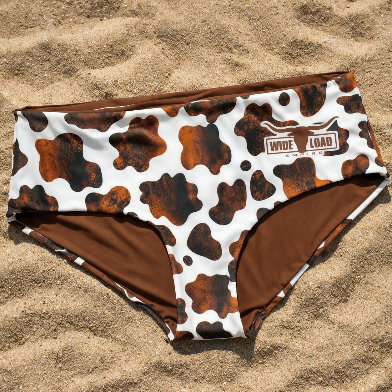 Cow Print Bikini Bottoms