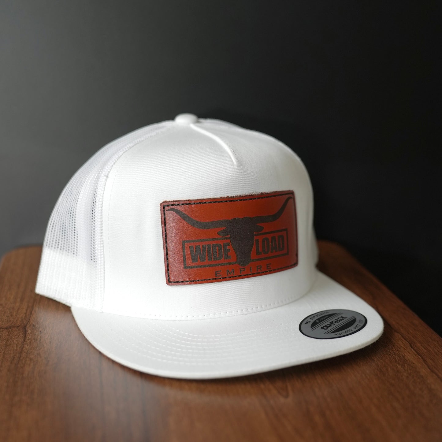 Leather Longhorn Flatbill