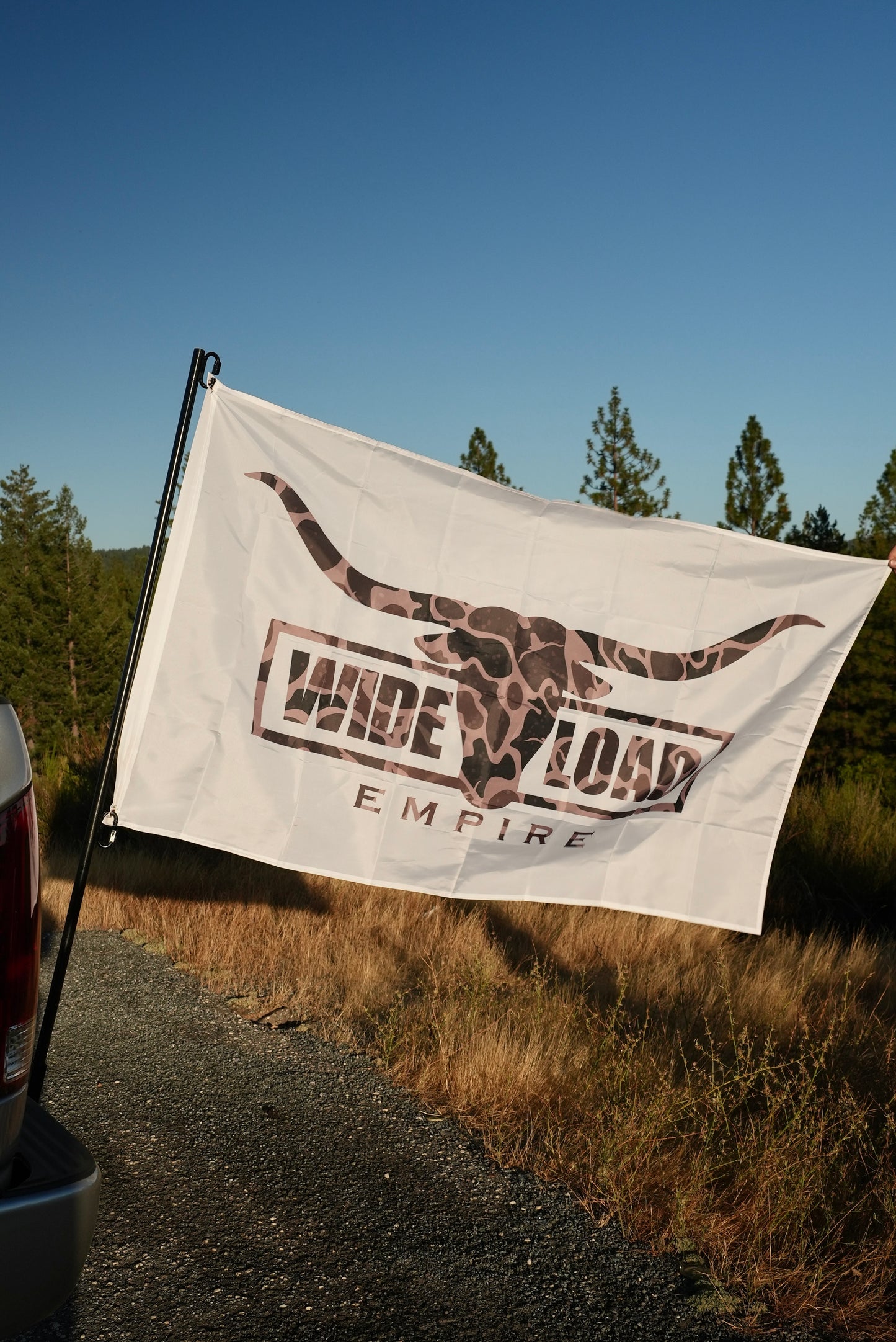 Buckshot Camo Longhorn Flag