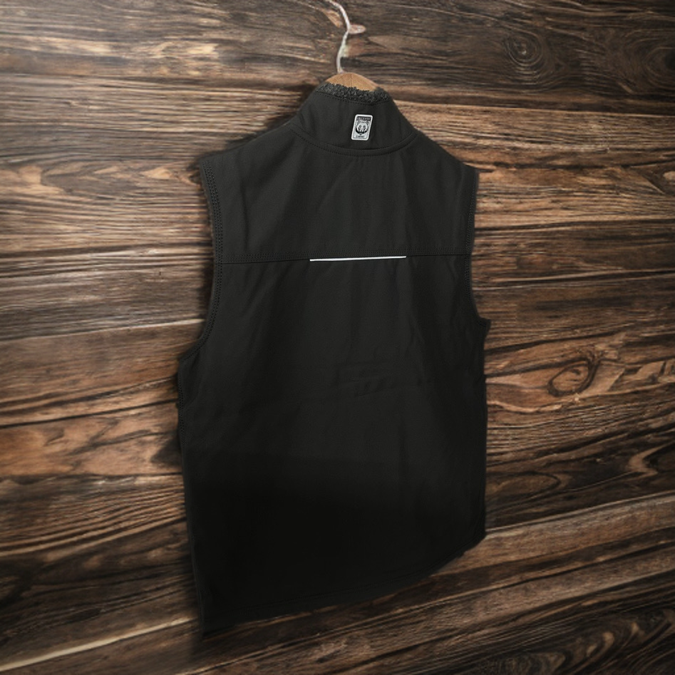 Black Longhorn Vest