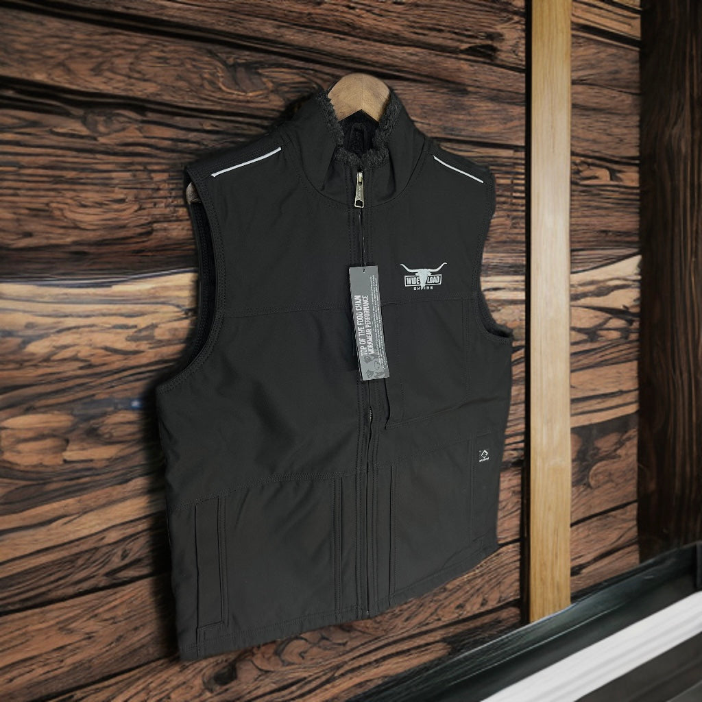 Black Longhorn Vest