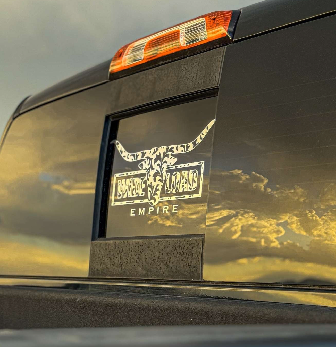 Tooled Longhorn Decal