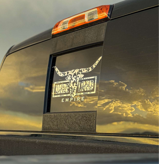 Tooled Longhorn Decal