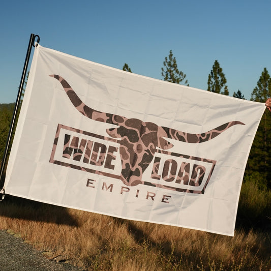 Buckshot Camo Longhorn Flag