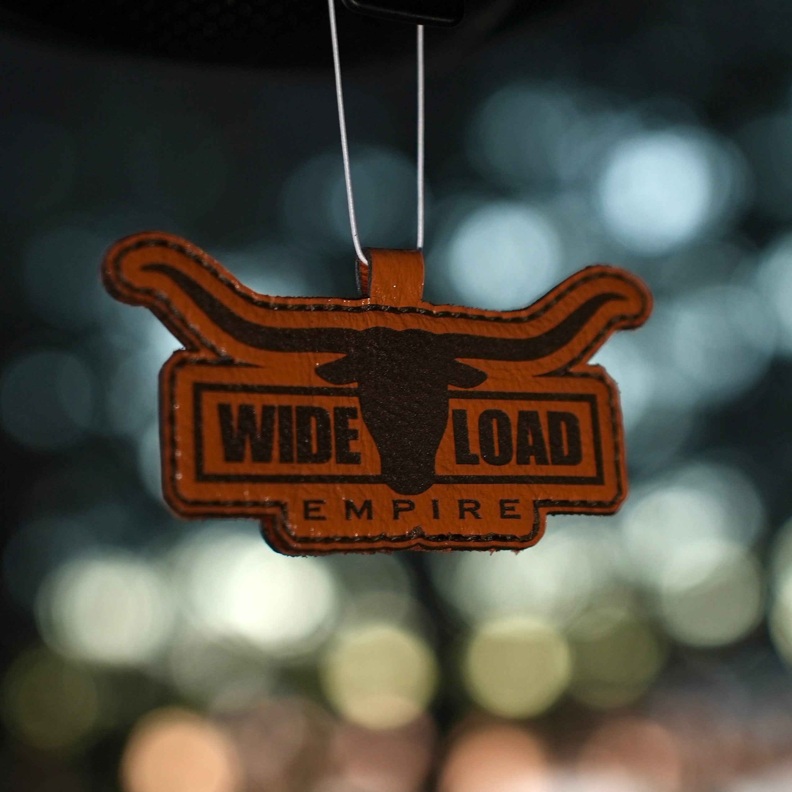 Leather Longhorn Mirror Ornament