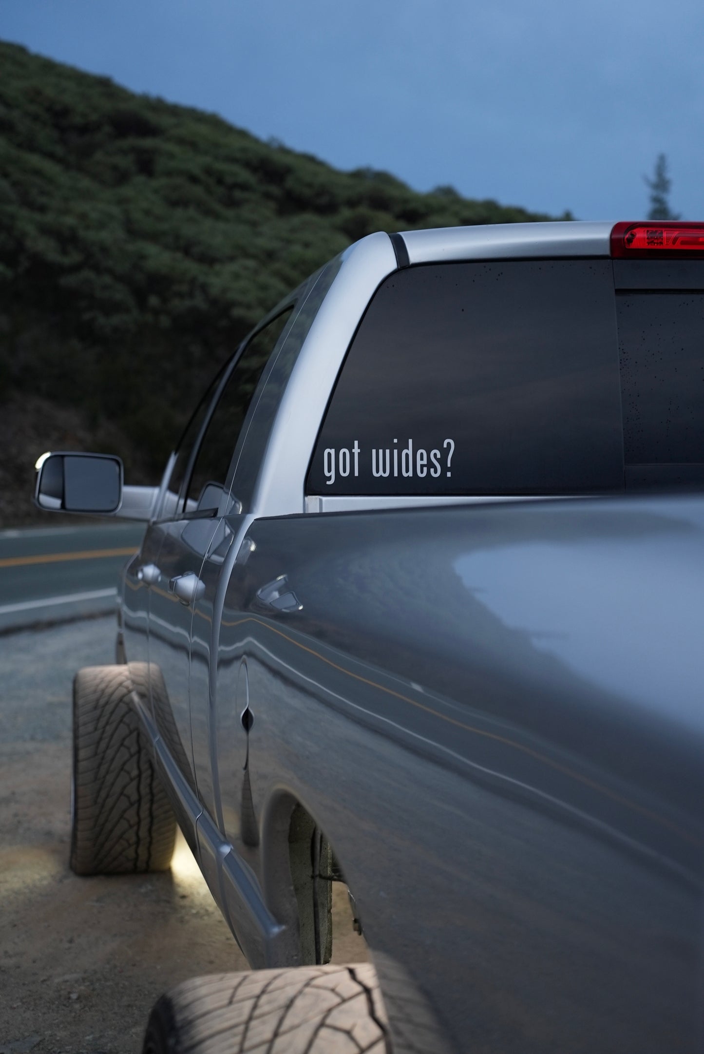 “Got Wides?” Decal