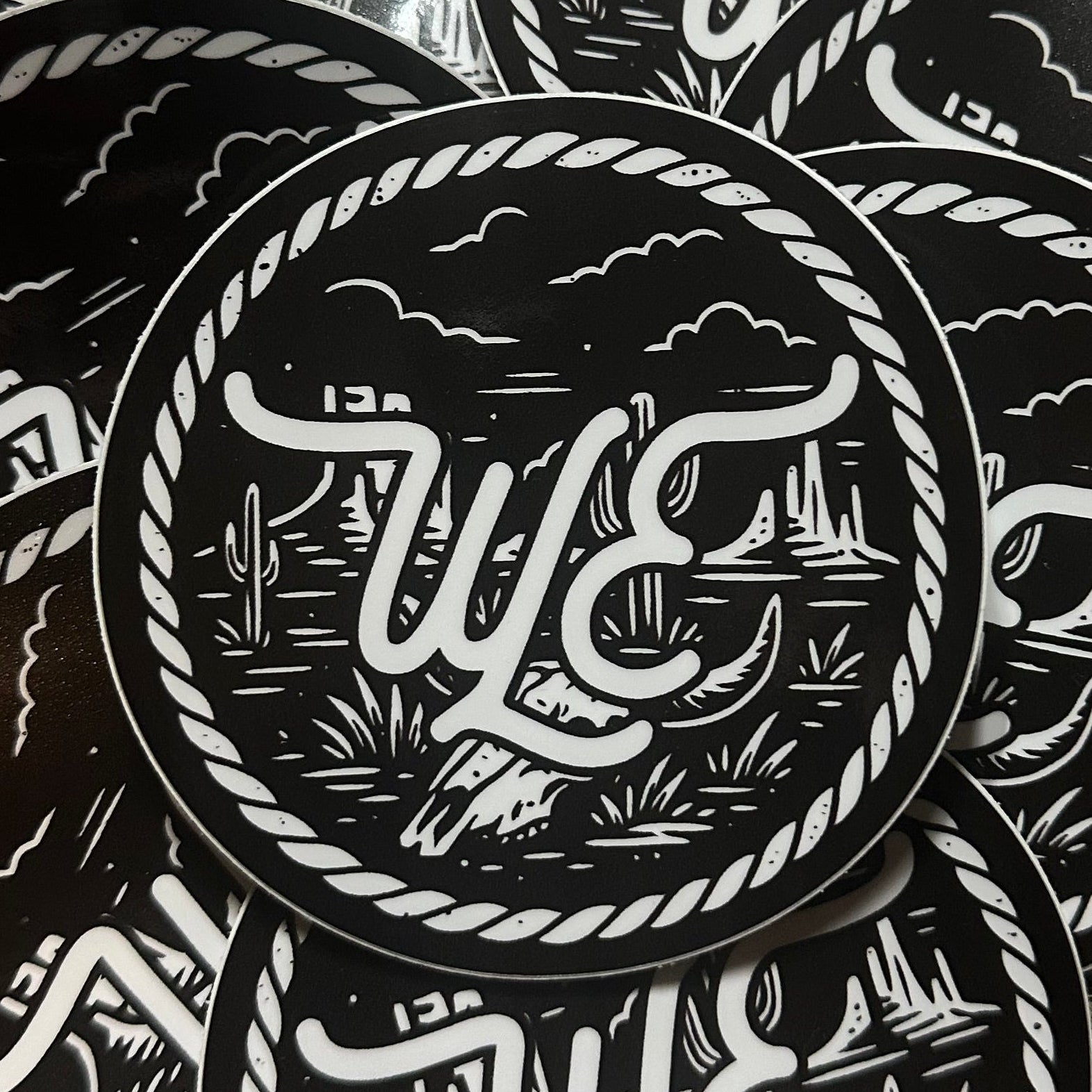 Western Signature Sticker