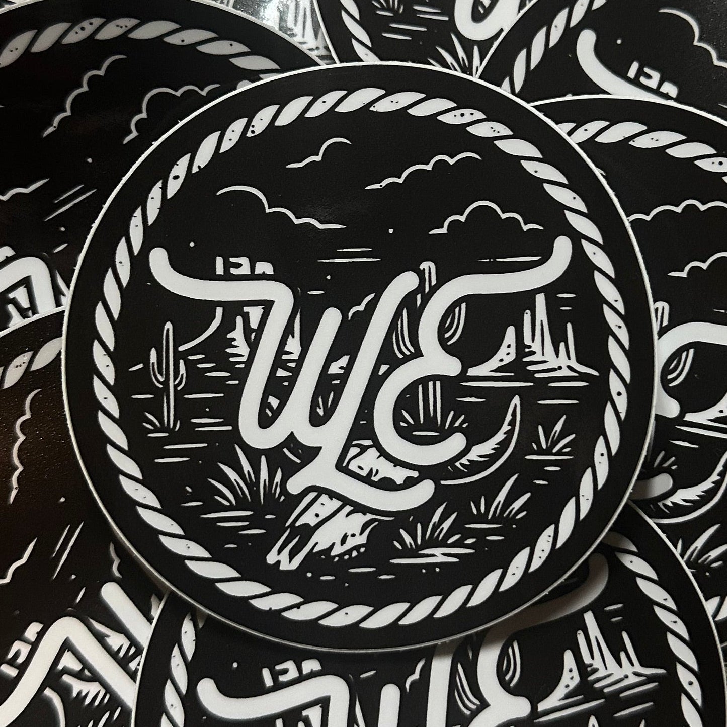 Western Signature Sticker