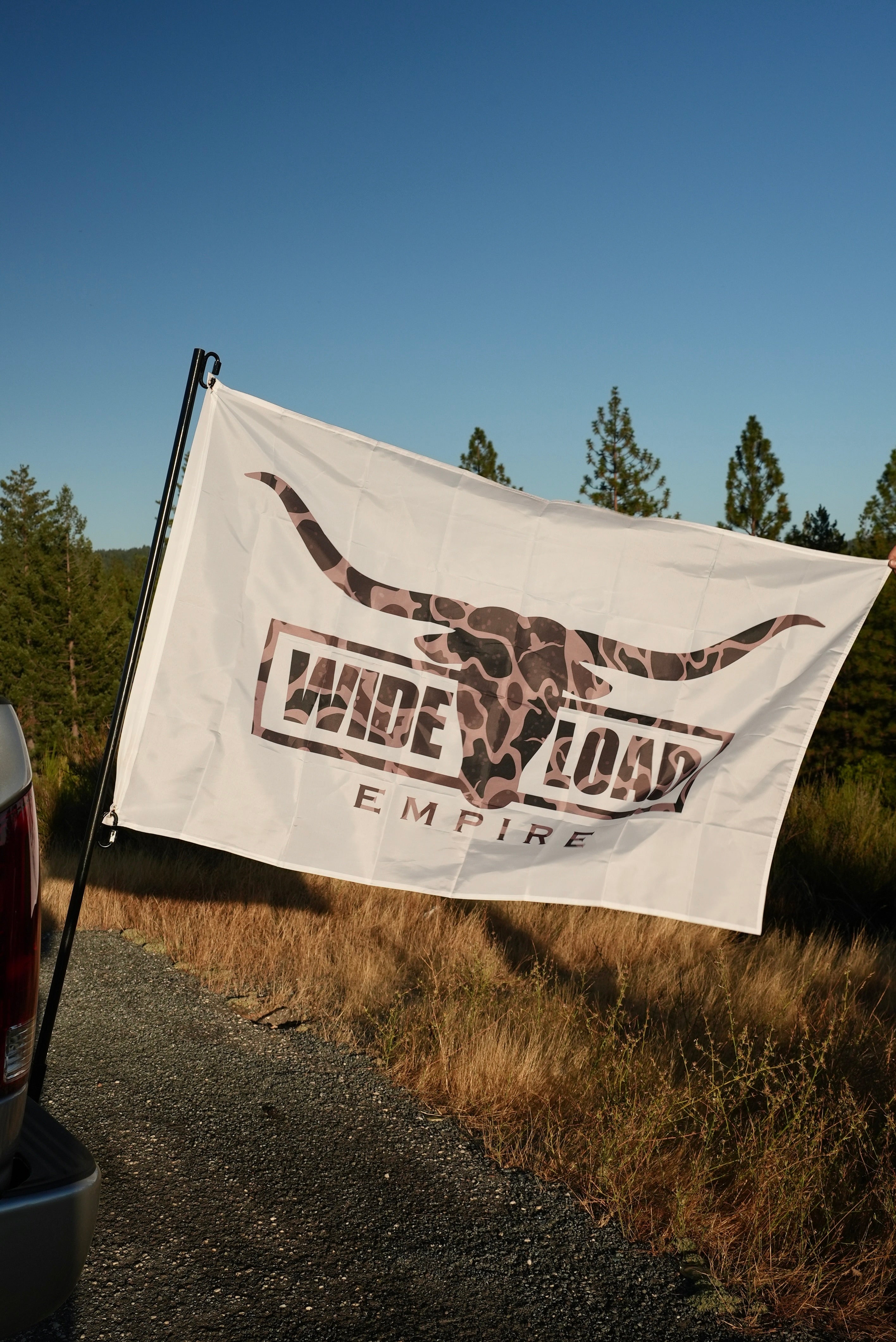 Buckshot Camo Longhorn Flag