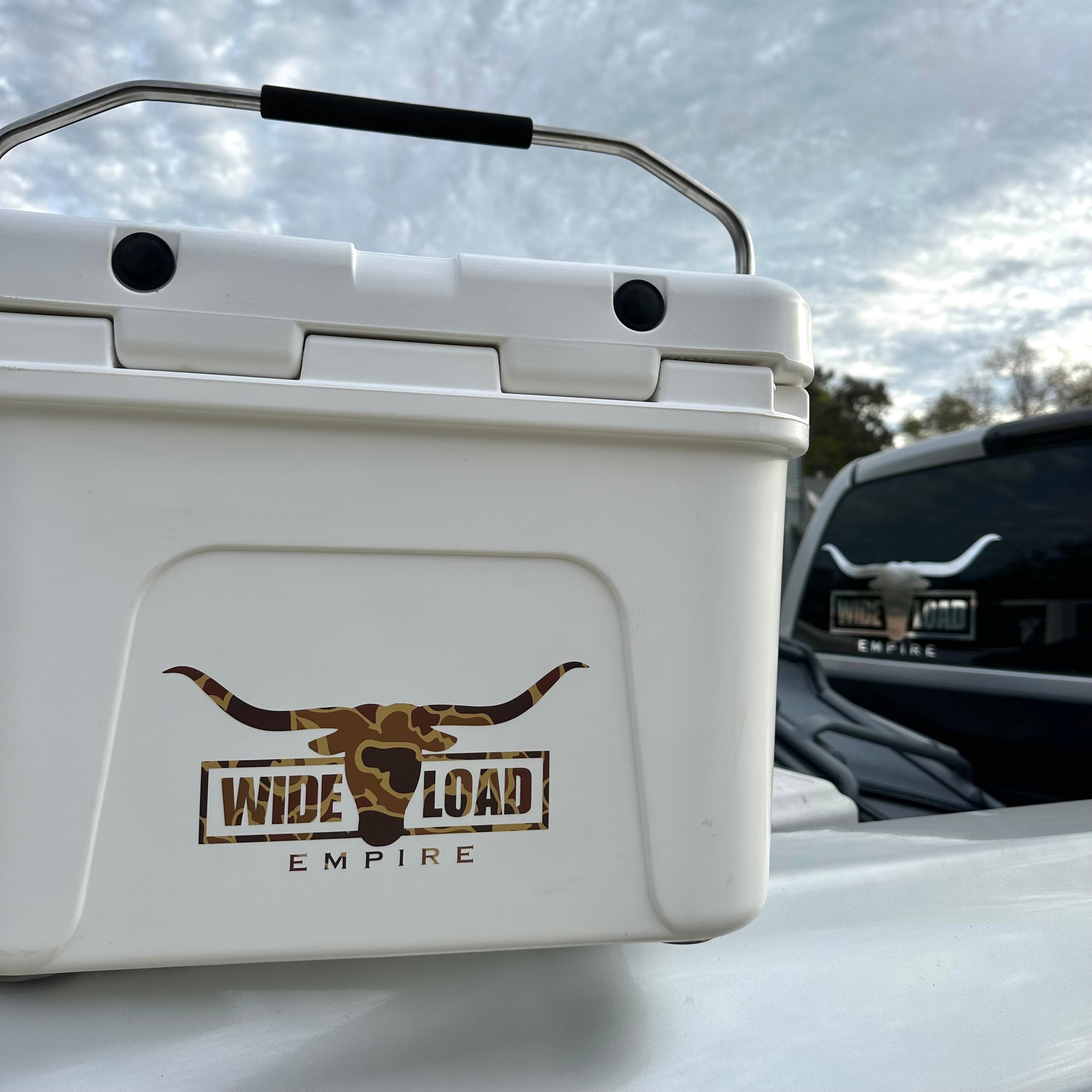 Camo Longhorn Decal