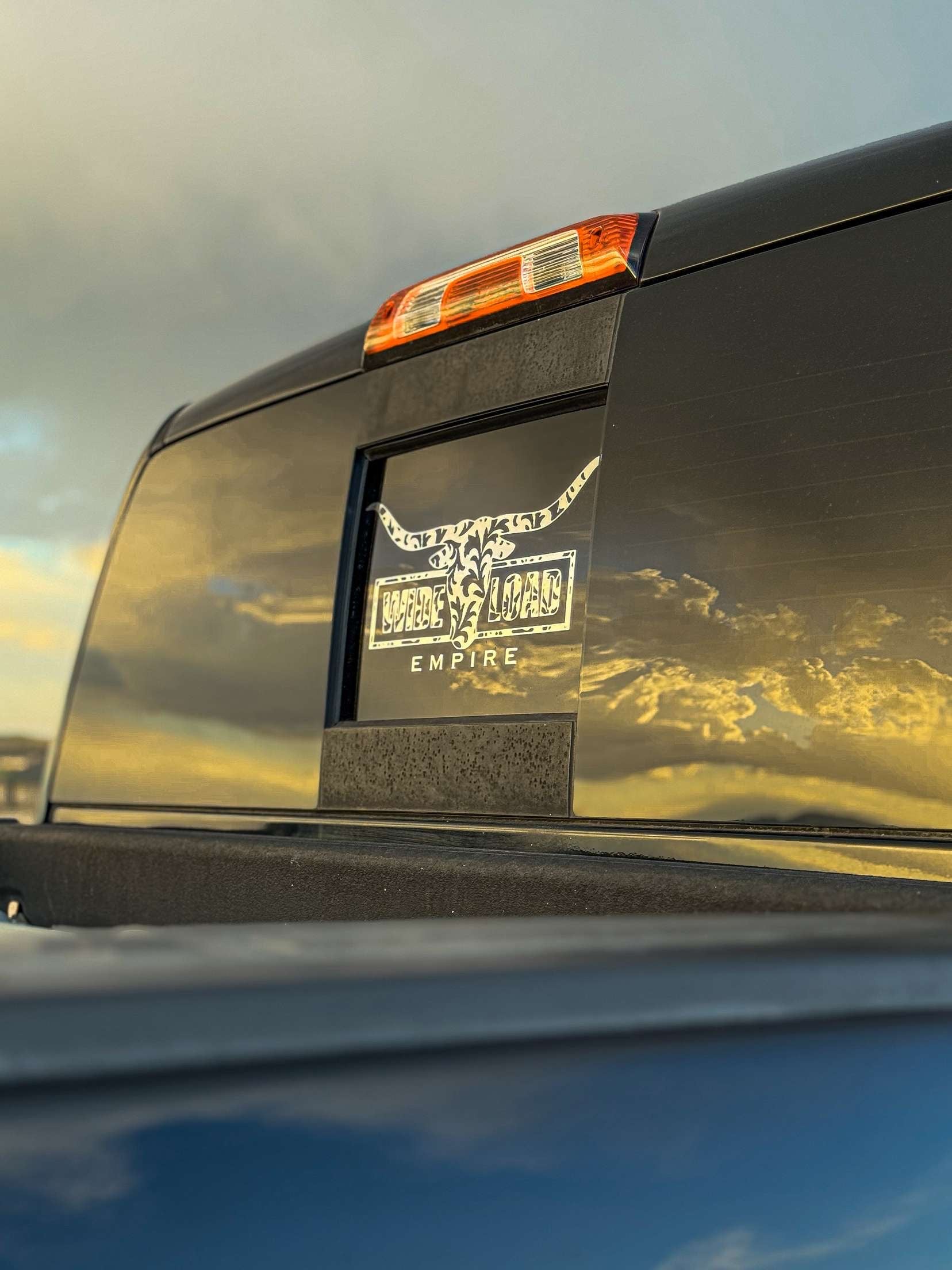 Tooled Longhorn Decal