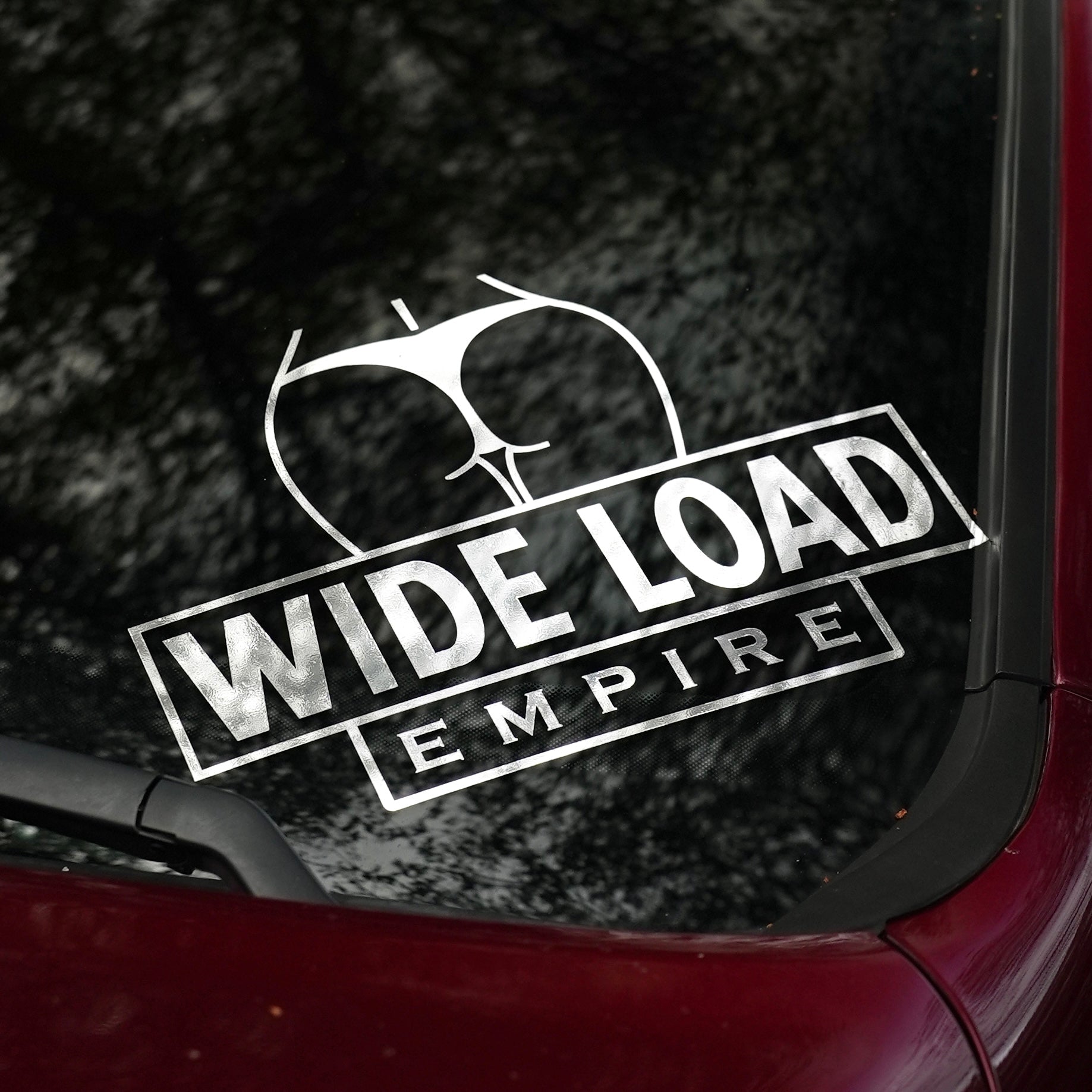 Wide Fit Sticker Booty Decal – Wide Load Empire