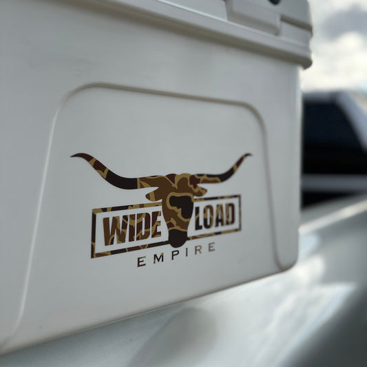 Camo Longhorn Decal