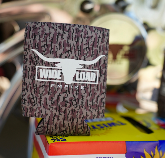 Camo Longhorn Koozie