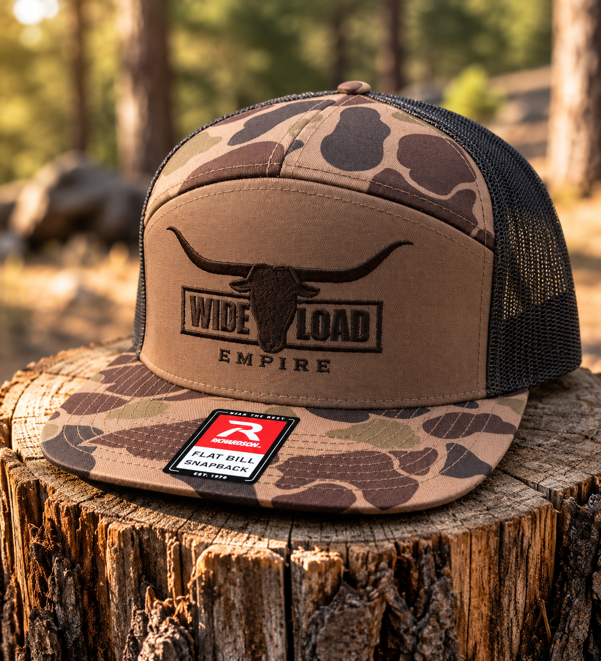 Camo Longhorn 7 Panel