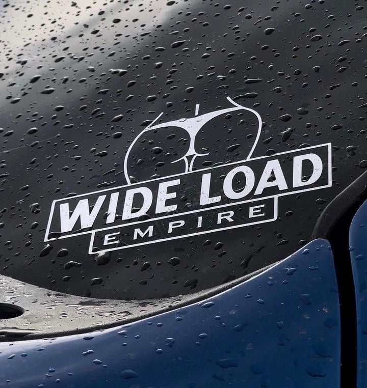 Wide Fit Sticker Wide Booty Decal – Wide Load Empire