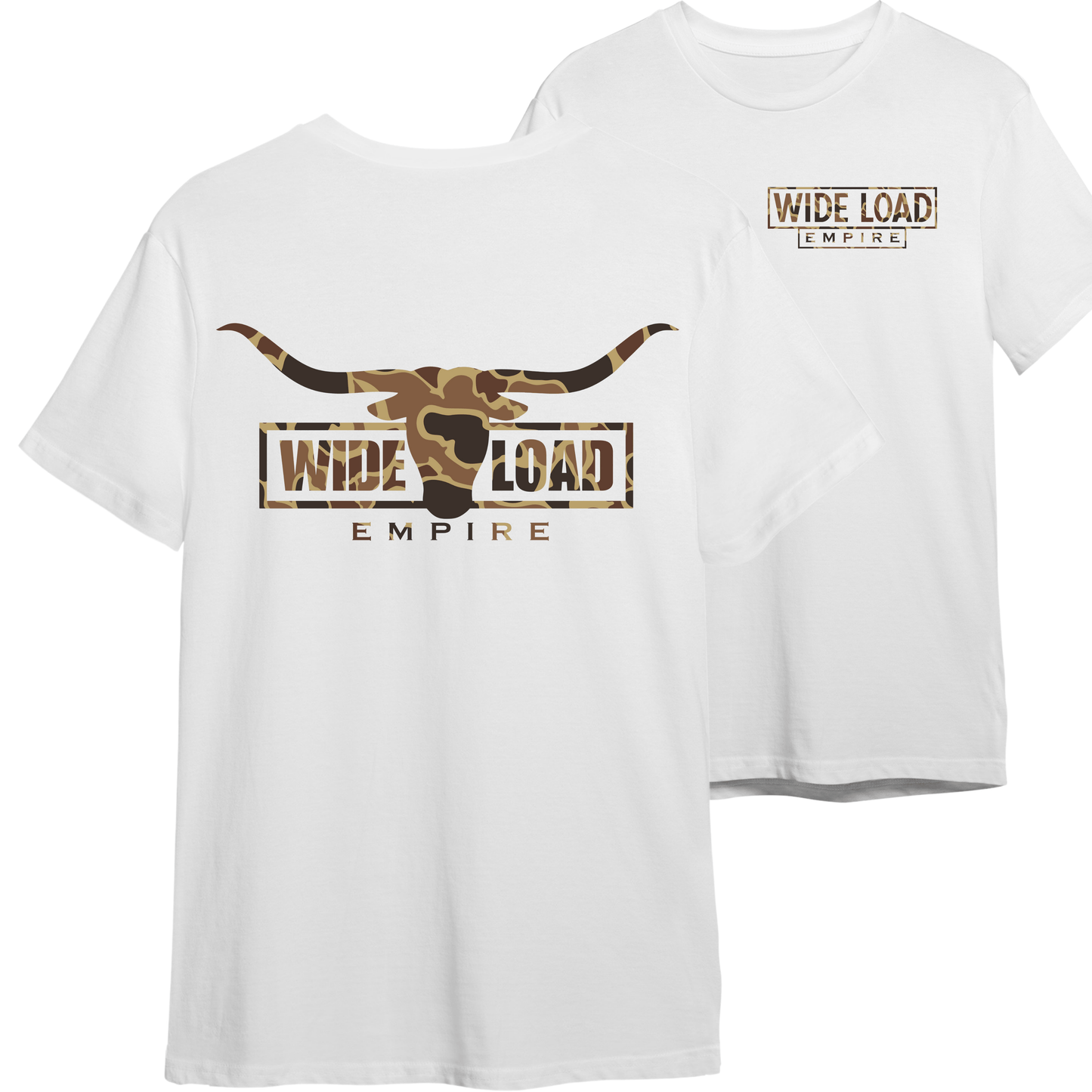Camo Longhorn Tee