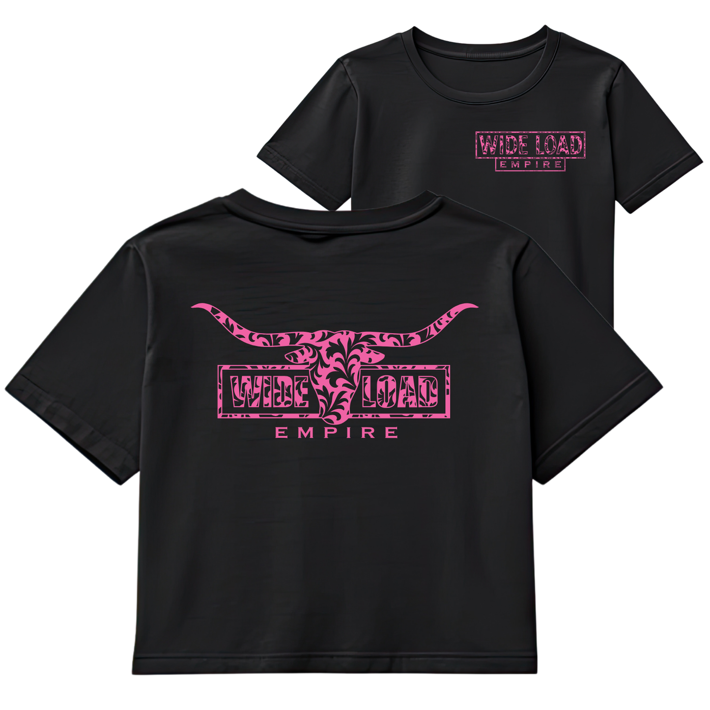 Tooled Longhorn Crop Top